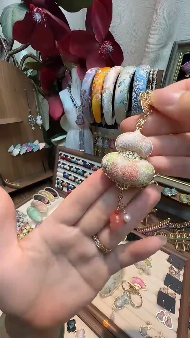 【孤品车7.26】三马荔枝双面葫芦压襟