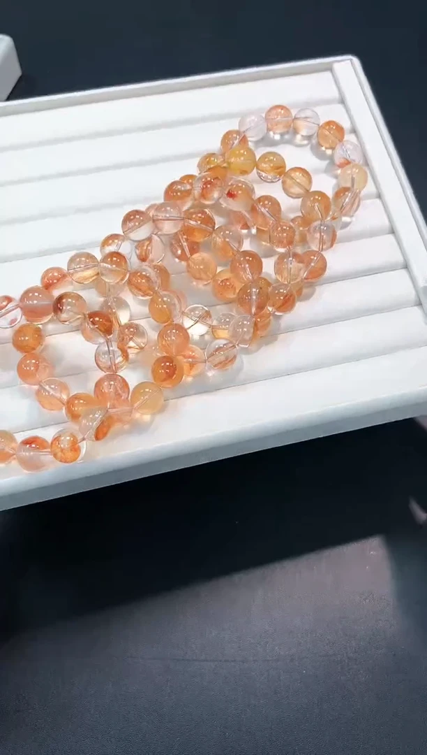 【闪购商品】水晶手串未镶嵌40m多样性发其一/1条14mm默认微瑕
