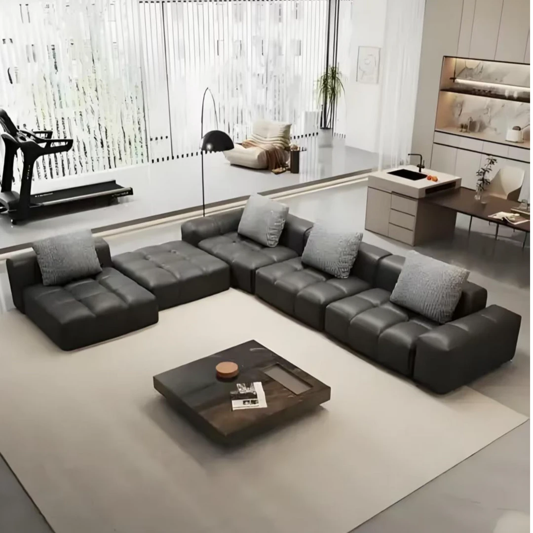 【原版羽绒款】saba像素模像素大黑牛劳伦斯客厅直排沙发家用