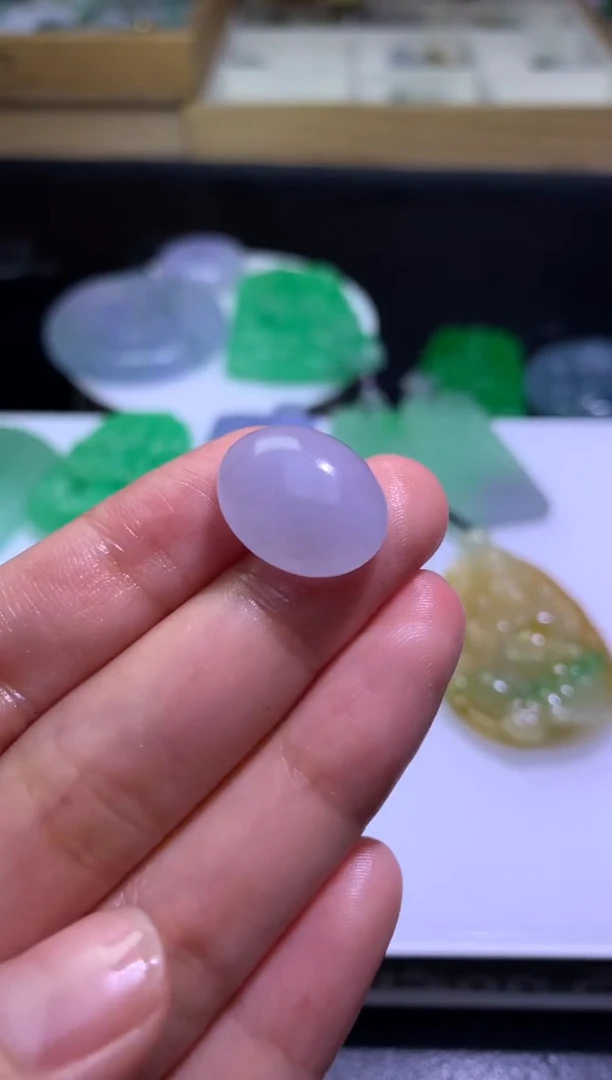 定制翡翠未镶嵌毛货