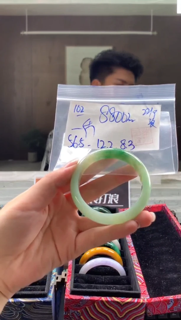 未镶嵌手镯翡翠一***?翡翠手镯 下单联系小耳机#102