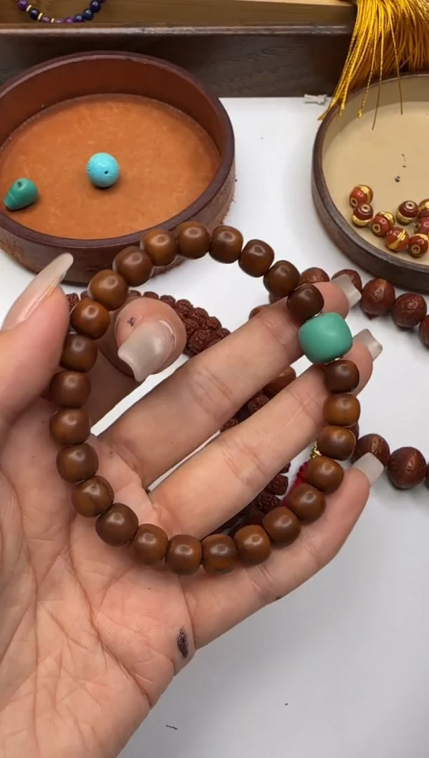 手串菩提未镶嵌橄榄核手串