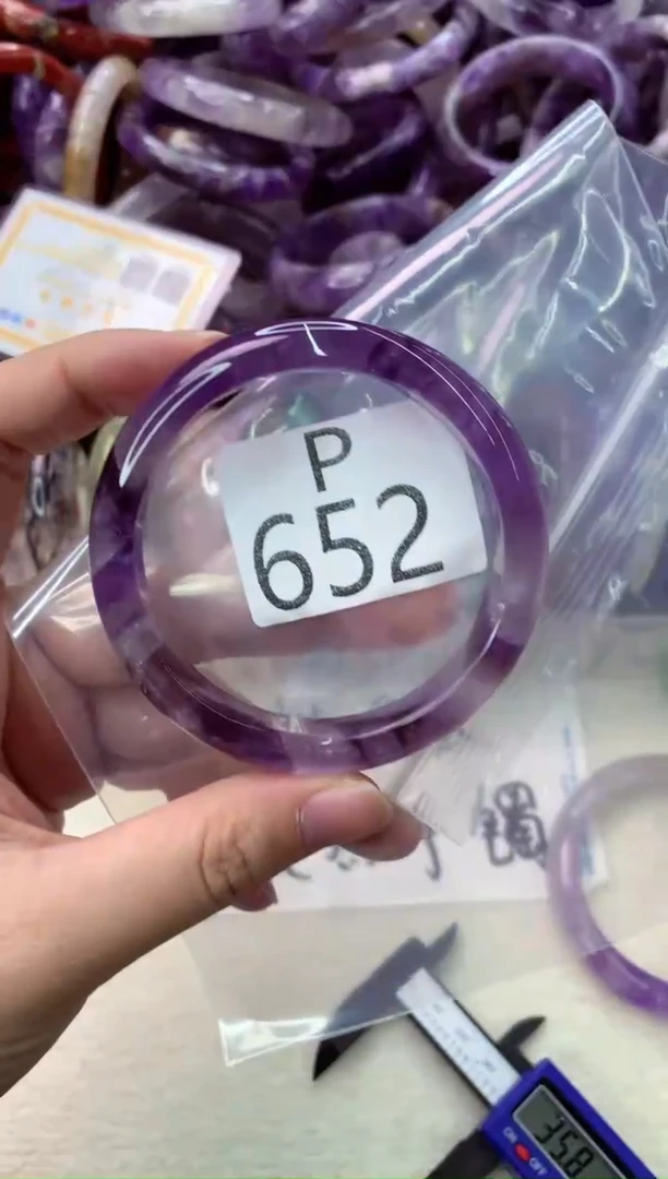 未镶嵌手镯水晶P652-55