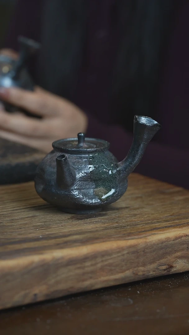 【闪购商品】鬼小柴浪鬼柴烧-柴烧壶