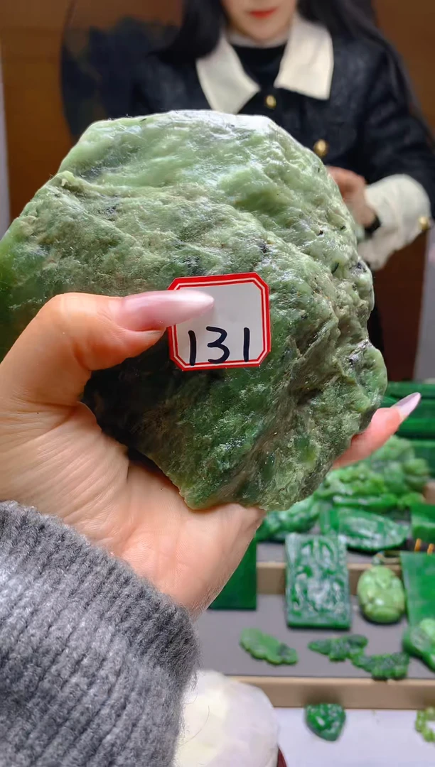 【闪购商品】和田玉（碧玉）珠宝半成品未镶嵌1