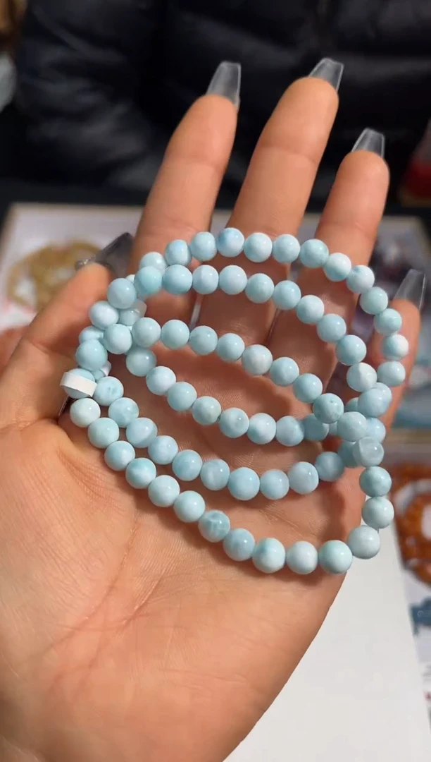 【闪购商品】针钠钙石（海纹石）手链未镶嵌12多样性发其一7+