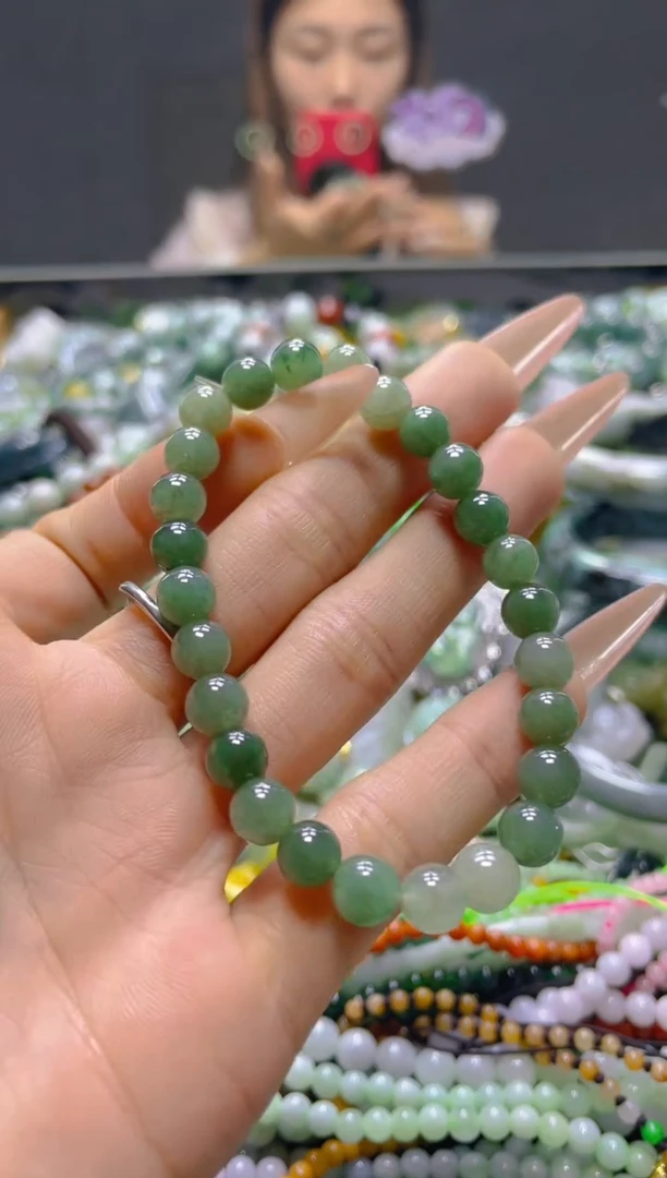 颈饰未镶嵌翡翠7MM