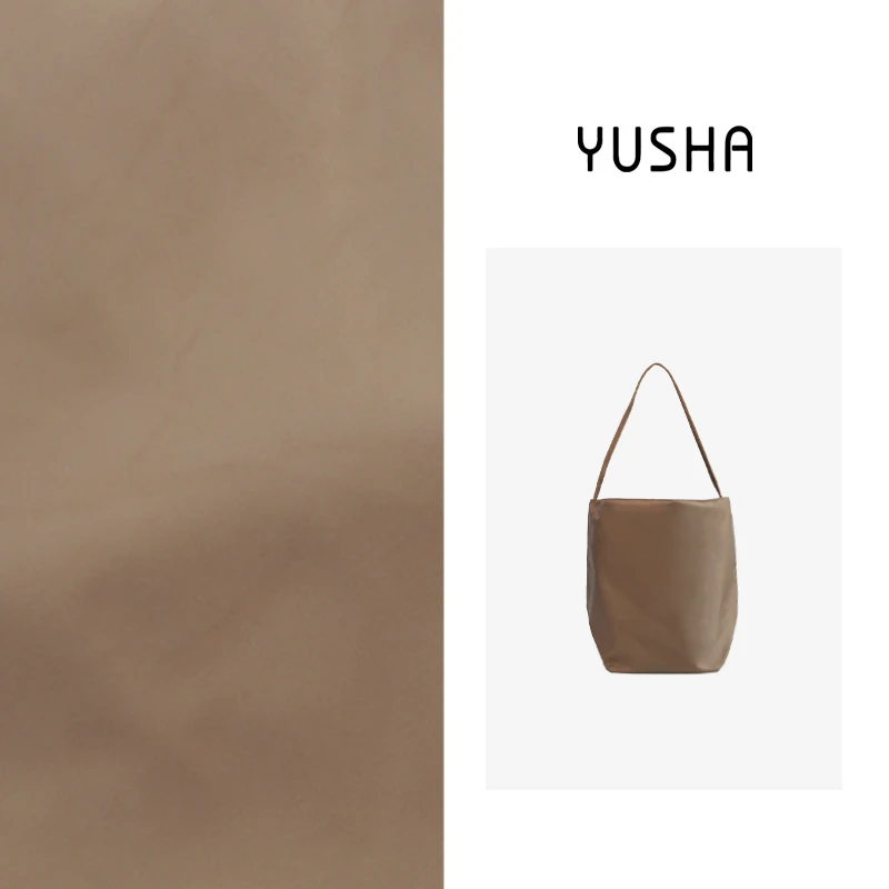YUSHA/高档卡其色布面大托特-8606