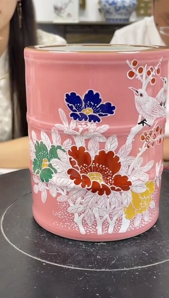 摆件景德镇陶瓷手工手绘摆件