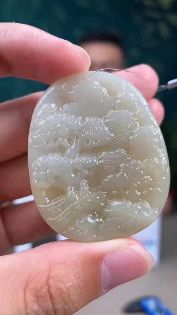 和田玉未镶嵌颈饰多样性拍一发一009025