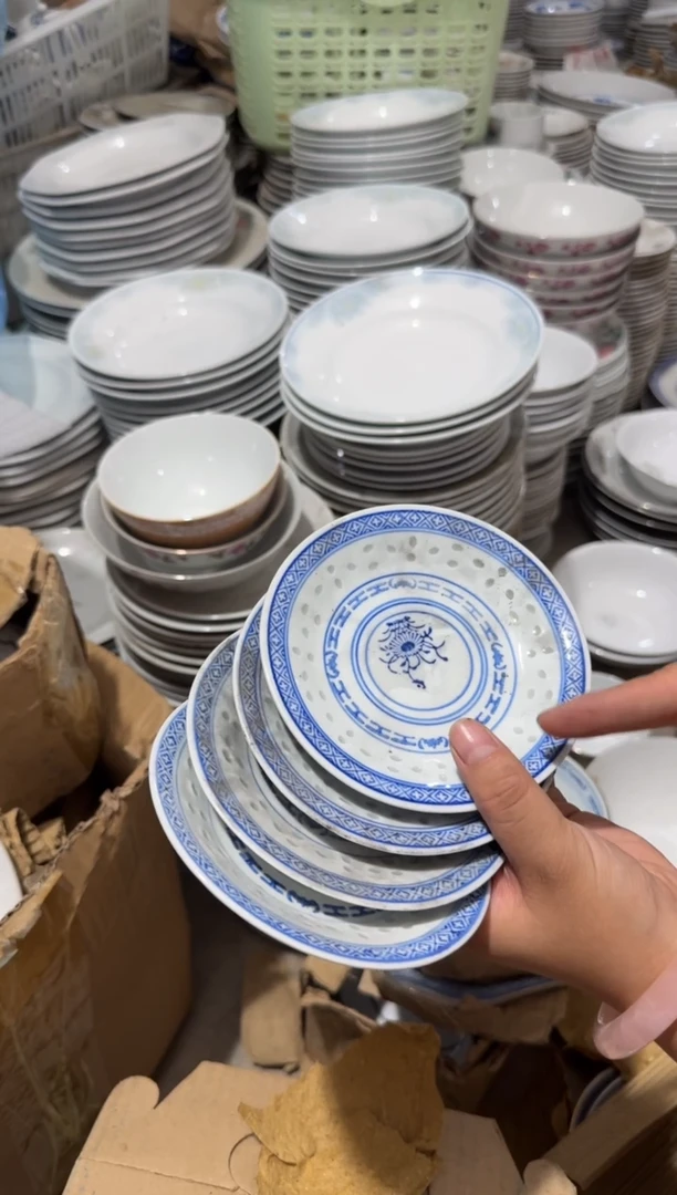 摆件玲珑盘11.3厘米四个一组有瑕请慎拍