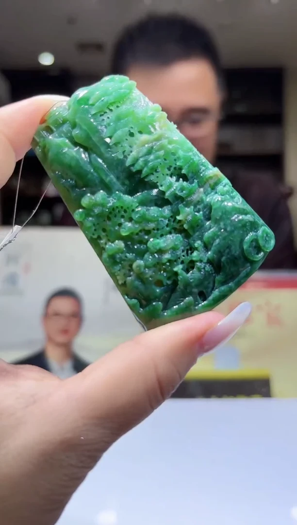 未镶嵌定制翡翠17/1116/C/山水