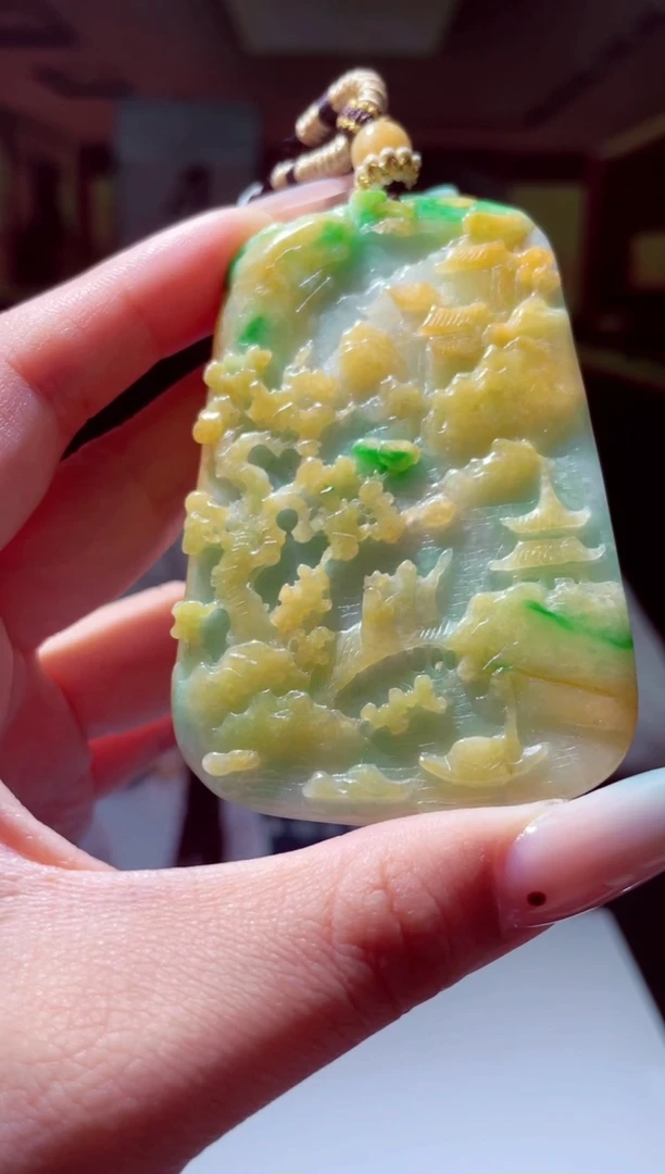 翡翠未镶嵌颈饰N-@@YRZC701938