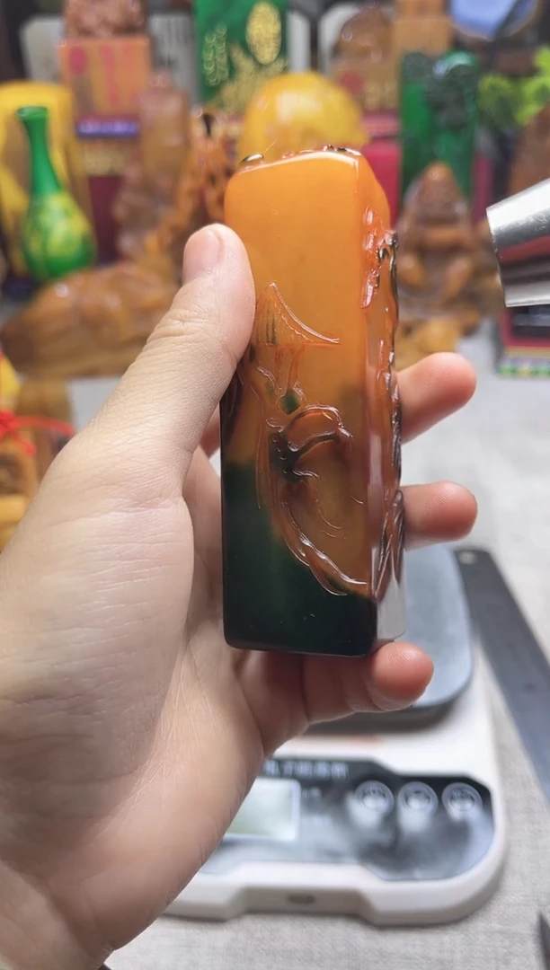 寿山石印石纯天然石料