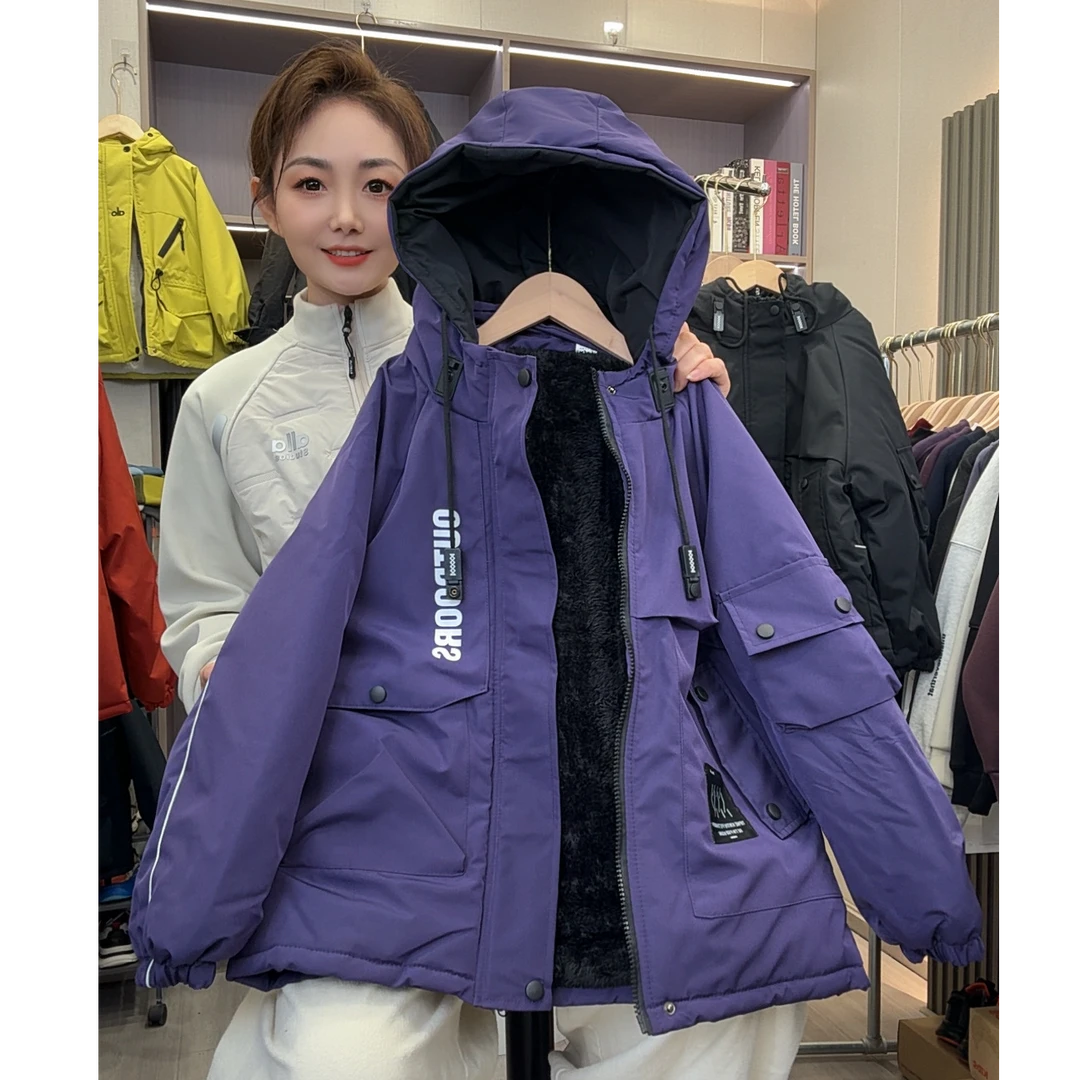 【加绒加厚】男童棉服冬季2025新款棉袄中大儿童男孩棉衣派克服外套