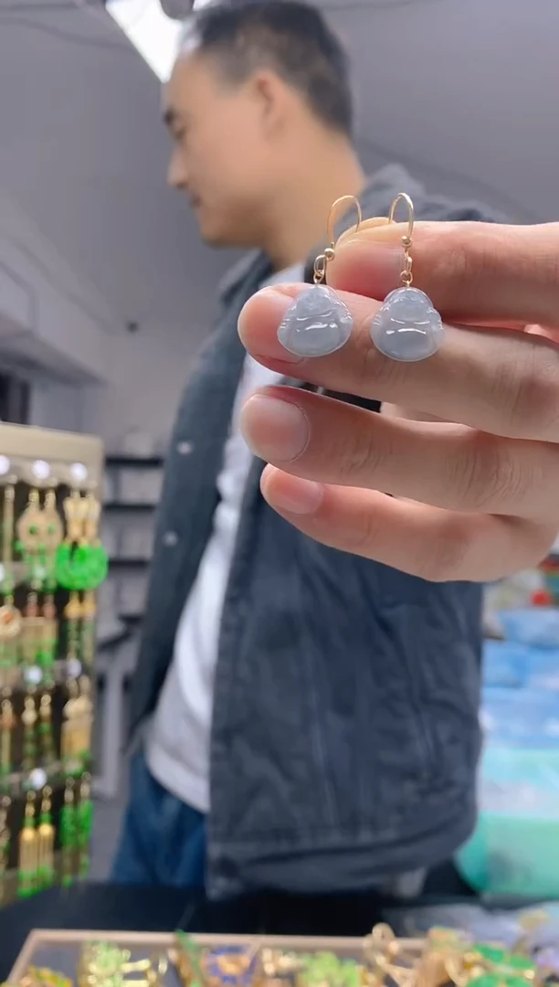 【闪购商品】翡翠耳饰合金331翡翠耳钩