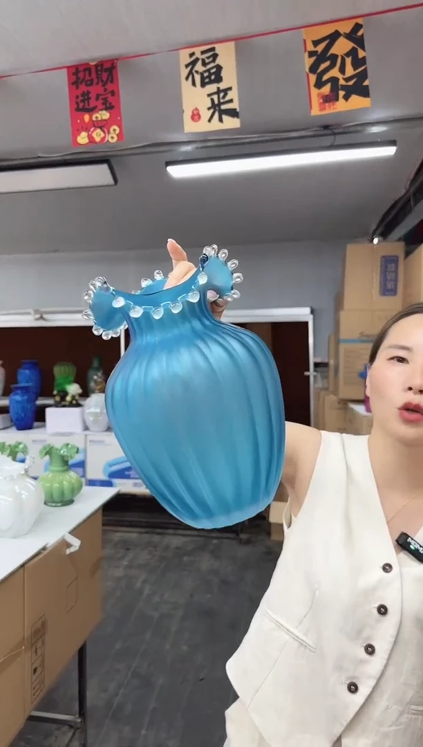 琉璃手工艺品花瓶花器N-5