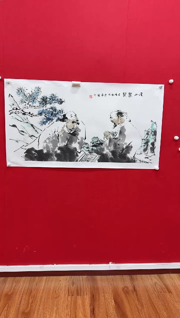 国画y天津人美-邢近君国画8平尺