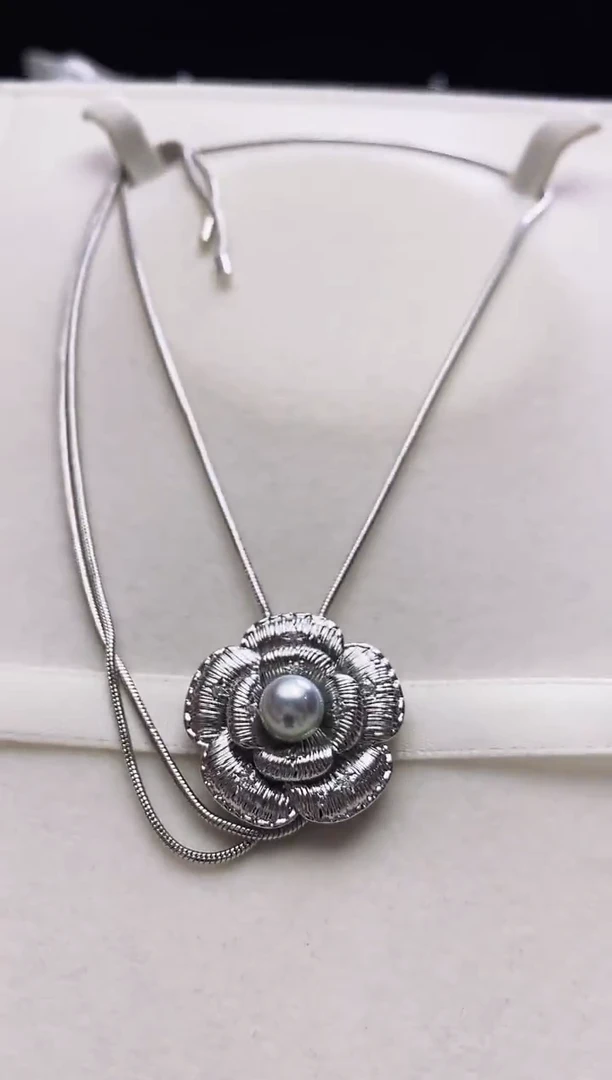 颈饰未镶嵌海水珍珠海水真多麻珍珠吊坠