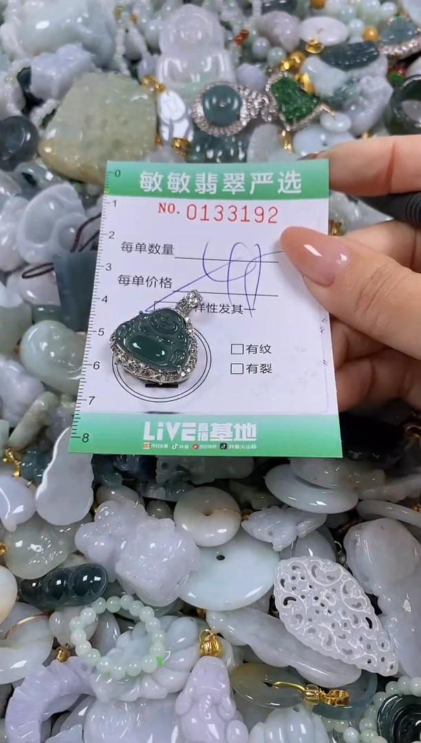 【闪购商品】翡翠颈饰未镶嵌闪购0133192多样性发其一