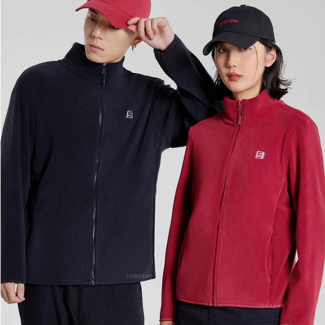 升级版云感绒加绒加厚保暖户外防风运动休闲女士春秋立领外套2069