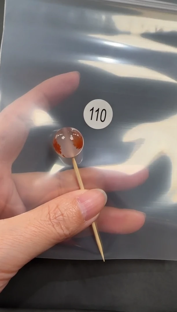 未镶嵌南红玛瑙珠宝半成品种***魔原矿无优化无胶裂草花单珠14.7