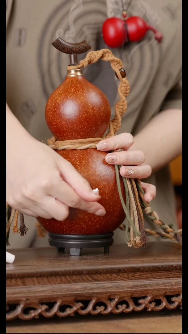 109号精品天然大漆酒葫芦一物一拍~