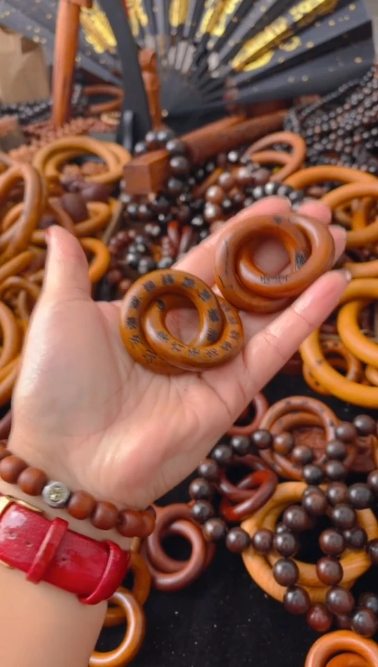 【闪购商品】枣木木雕乾坤圈25一物一拍