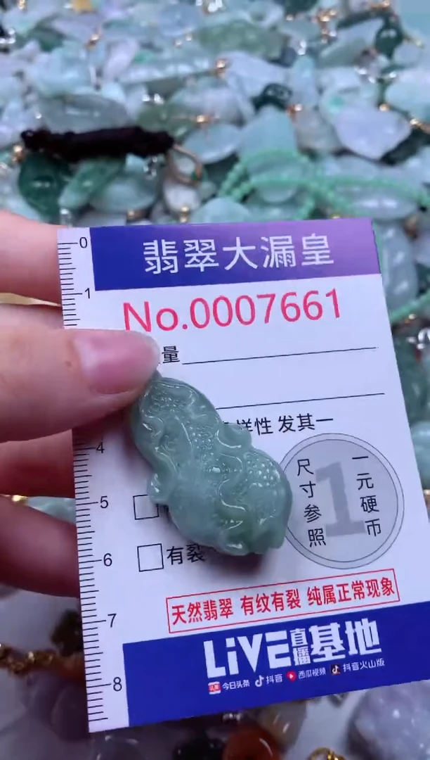 吊坠(不含链)未镶嵌翡翠7661