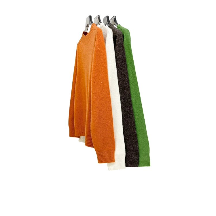 【亚楠本楠】橘子海◆多巴胺色系半高领修身羊毛针织衫8782