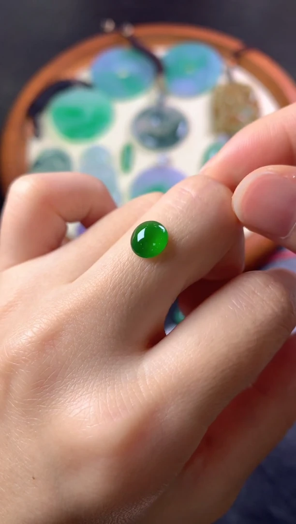 【闪购商品】定制翡翠未镶嵌1裸玉（客户意向镶嵌）