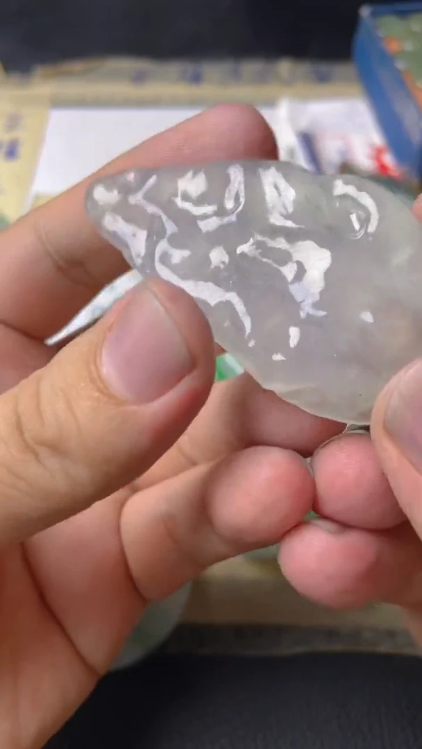 颈饰未镶嵌翡翠天然翡翠A货