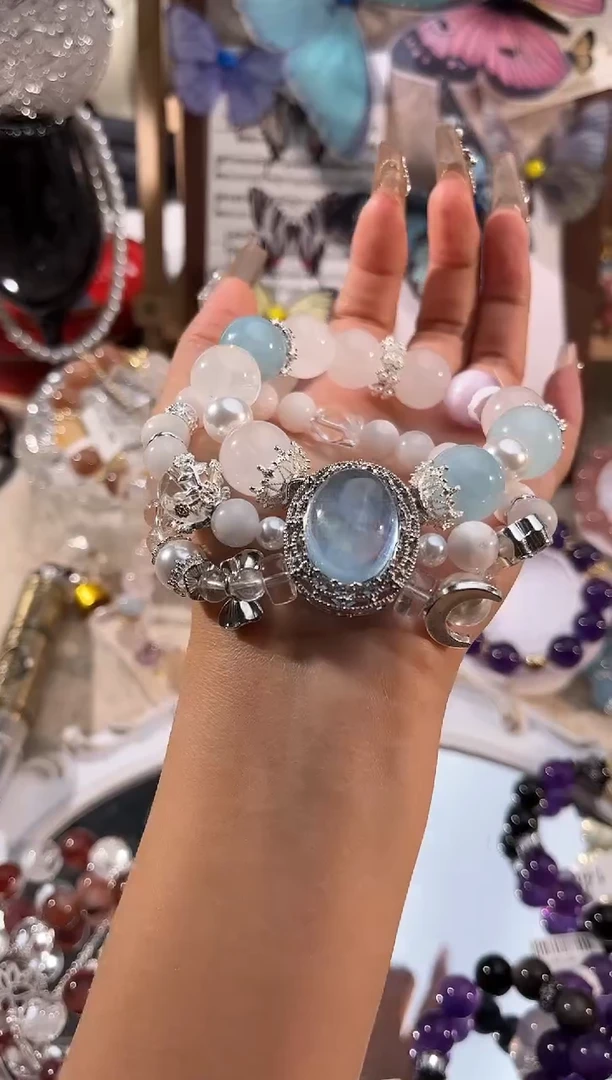 【闪购商品】水晶手链未镶嵌多样性发货颜色微差【拍两单！！】