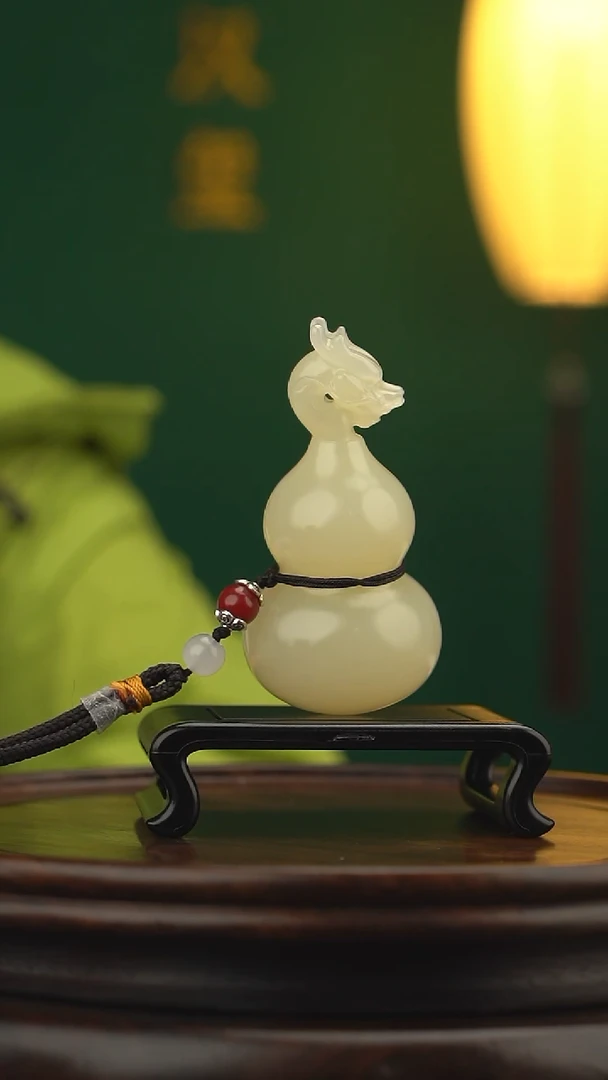 玉【龙头葫芦】天然玉石手把件