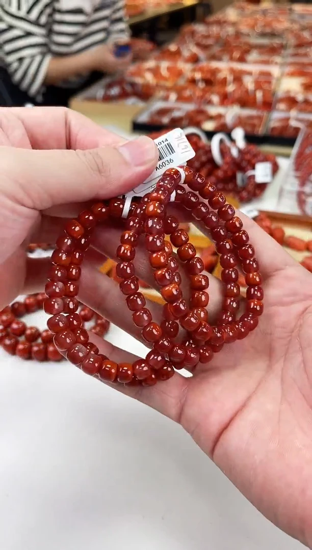 【闪购商品】南红玛瑙瓦西老型手串7+未镶嵌（多样式发其一）