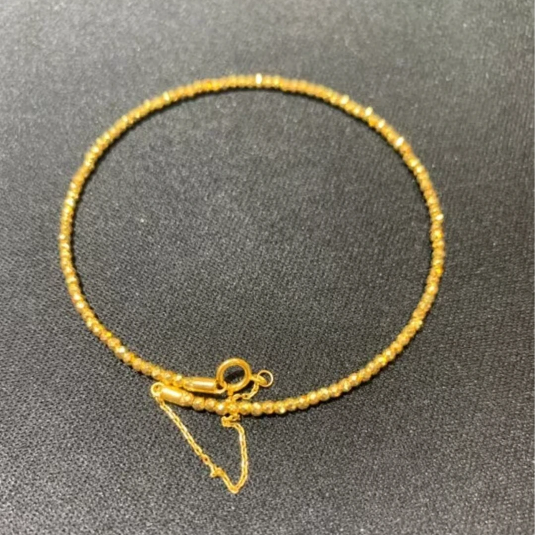 【JX】18k爆闪蹦迪珠手镯（赠两颗定位珠）不挑手围