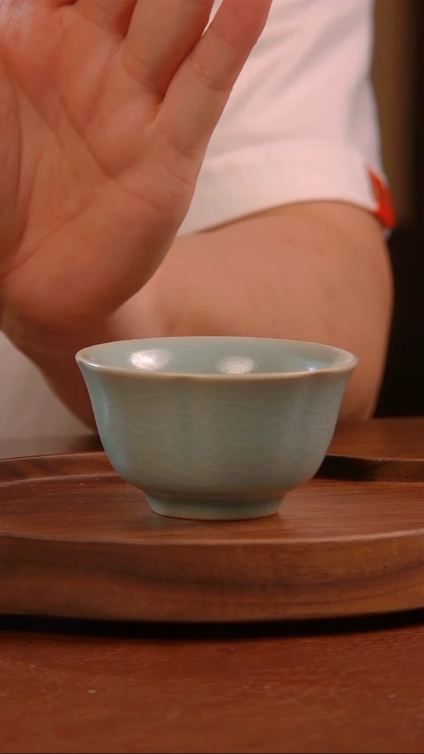 瓷片689号  梅花杯 茗