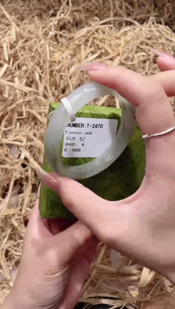 未镶嵌手镯石英质玉T2470LV
