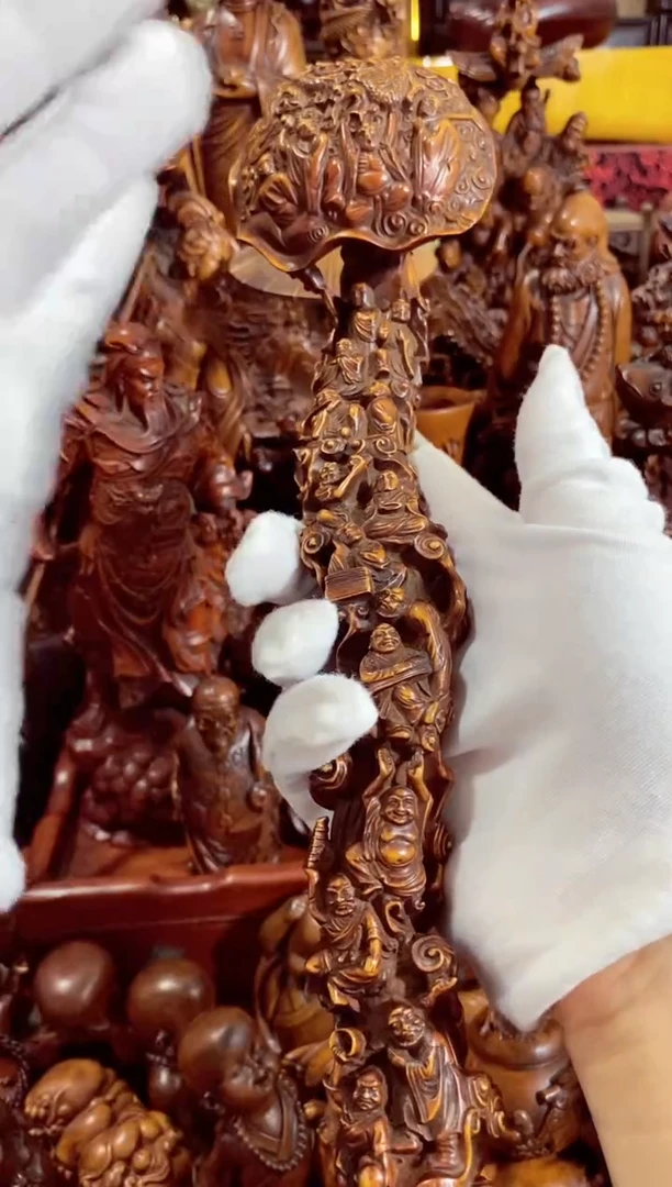 小叶黄杨摆件如意