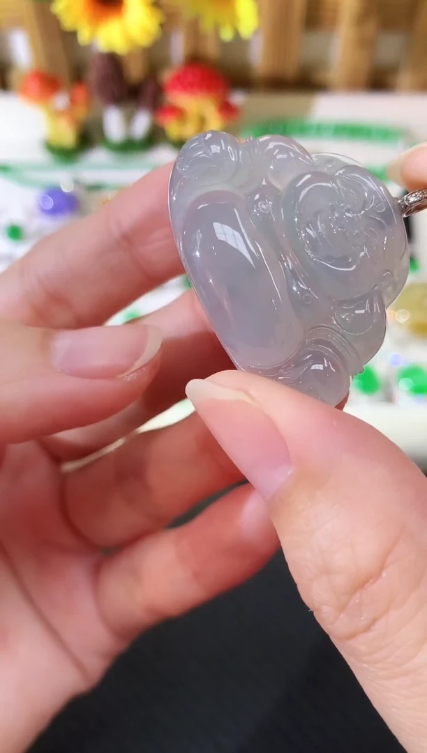 吊坠(不含链)18K金镶嵌翡翠23|2980