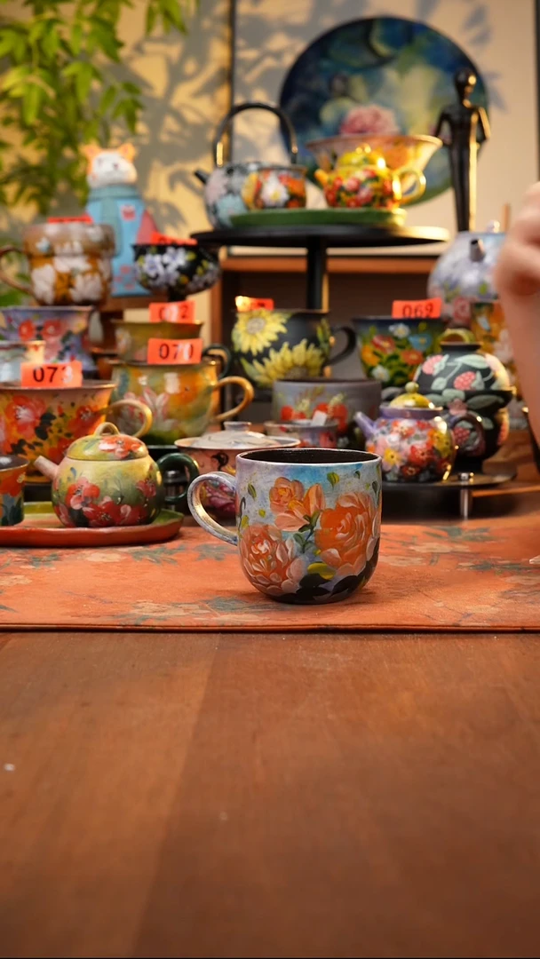 瓷片景德镇手工手绘362