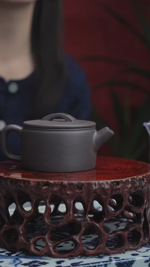 【闪购商品】紫砂茶壶汉瓦天青泥