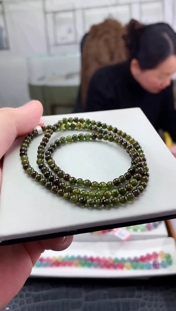 【闪购商品】碧玺手串未镶嵌多样性发一条