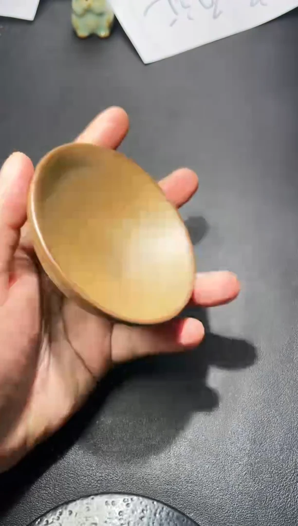 茶盏261叶紫建盏叶紫