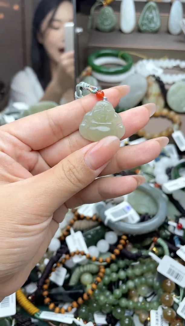 未镶嵌手镯和田玉（糖玉）加*和田玉吊坠拍一发一