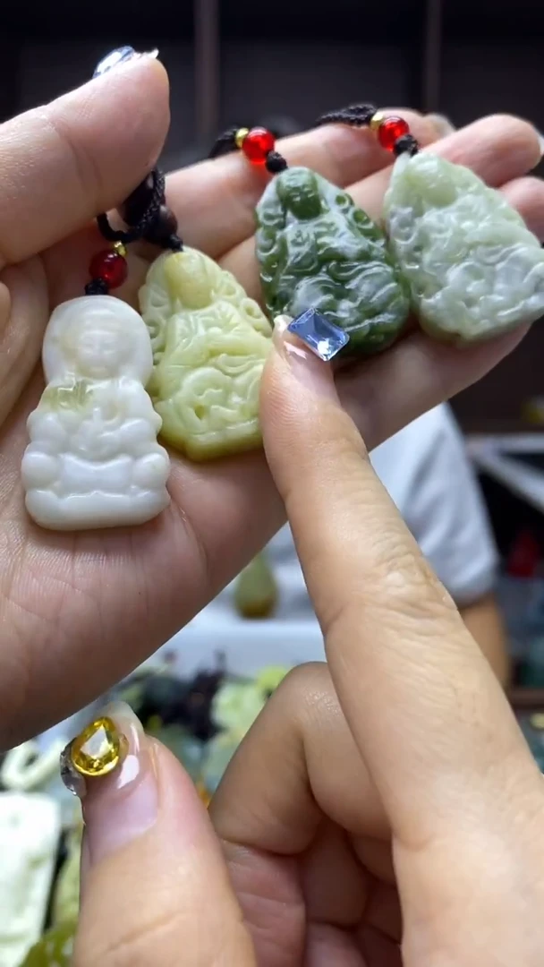 未镶嵌岫玉挂件多种样品单发一