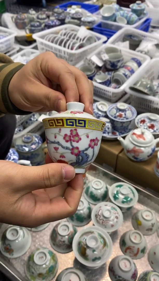 摆件陶景德陶瓷茶具容量约80