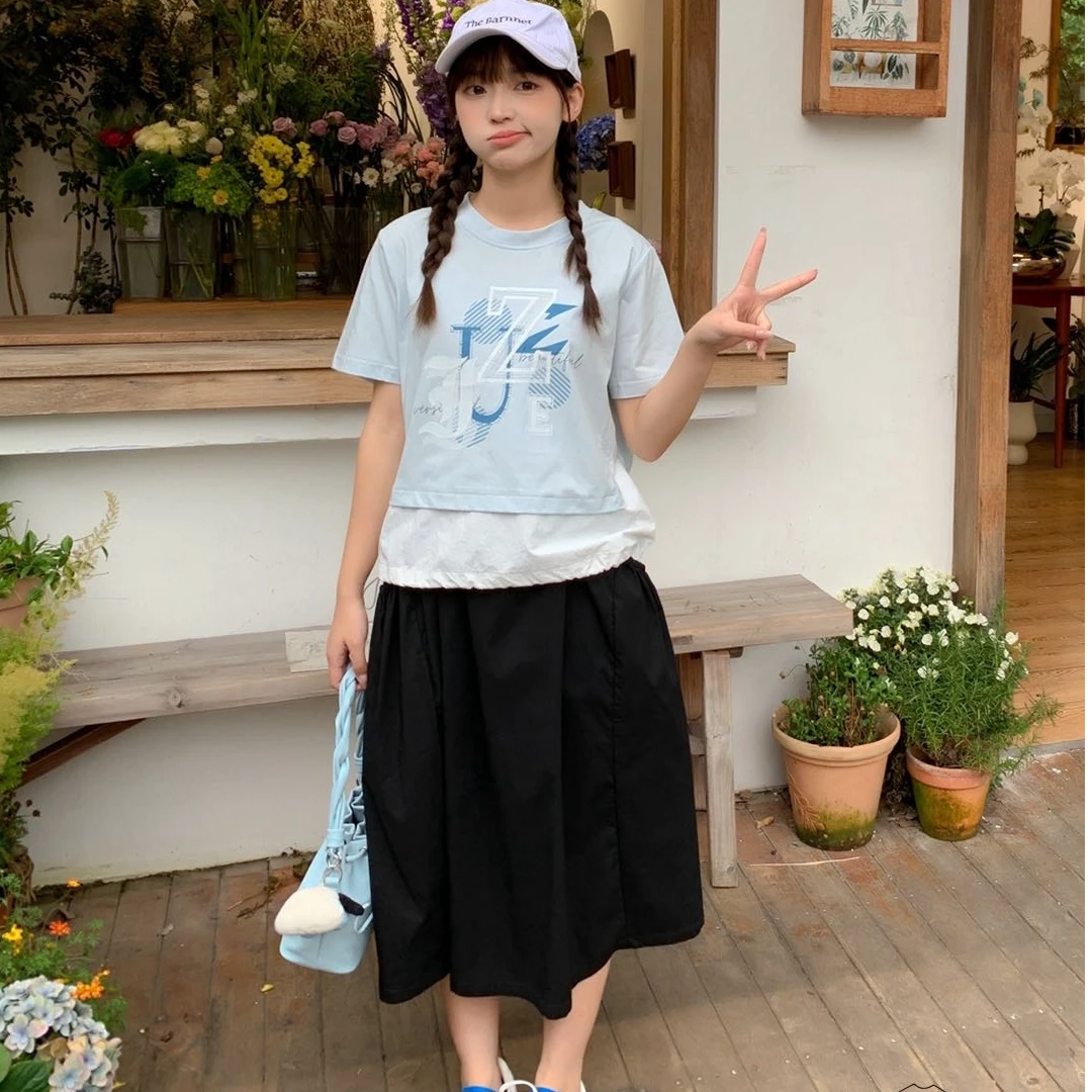 26386高端专享夏季天花板半身裙黑色（B）