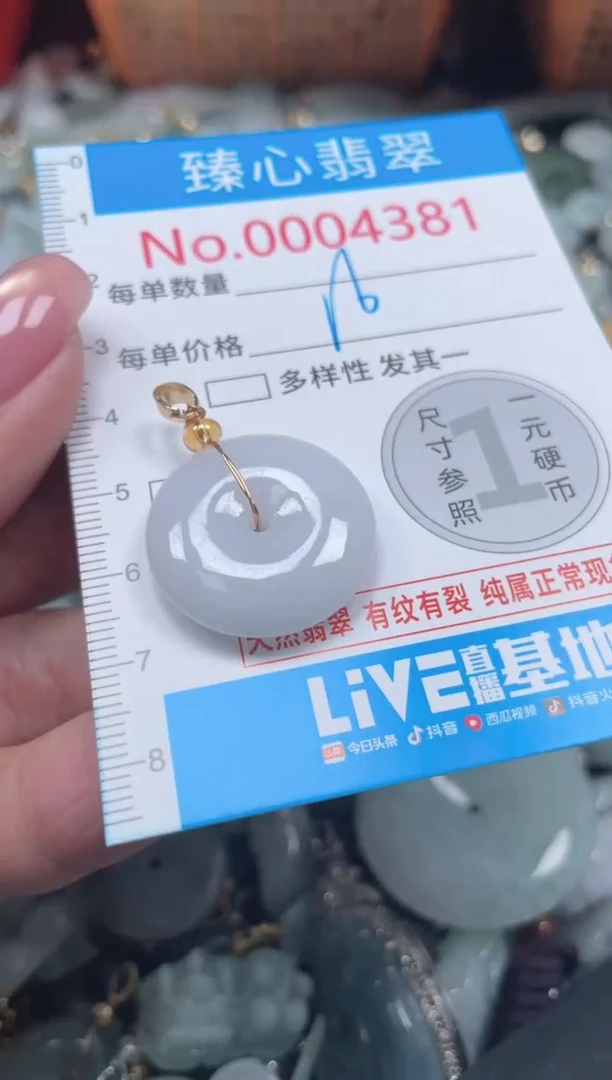 颈饰未镶嵌翡翠4381