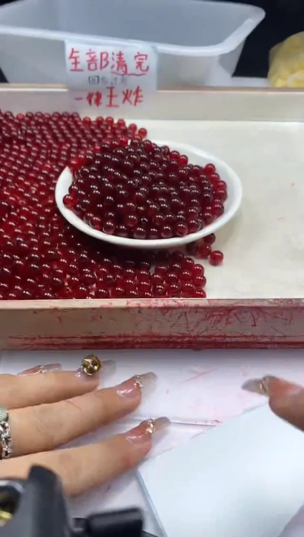 【闪购商品】蜜蜡颈饰未镶嵌w2063血*珀蜜蜡8mm*10颗